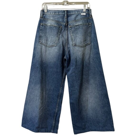 Boyish The Charley Crop Jeans Size Size 29 Trapeze Recycled Denim Buttons Boho - Picture 2 of 14